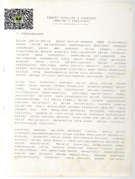 Lampiran pertama Konsep Repelita V Sektor 1989/1990 1993/94