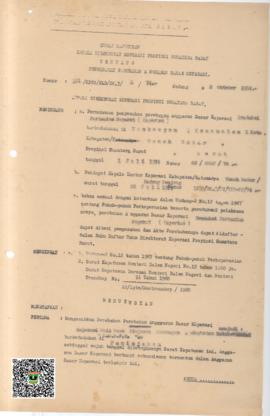 SK Kepala Kanwil Direktorat Koperasi Prop. Sumbar nomor 121/KPTS/PAD/DK.3/I/1976 tentang Pengesah...