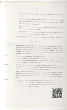Isi Keputusan Menteri  Koperasi No :613/M/KPTS/XI/1986 tentang Penyelenggaraan Pendidikan dan Lat...