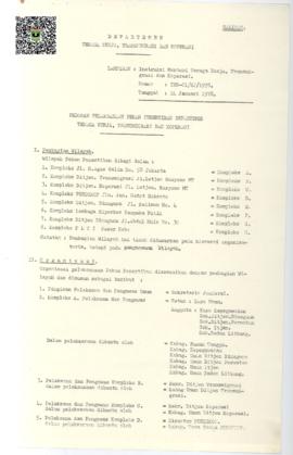 Instruksi Menteri Tenaga Kerja, Transmigrasi dan Koperasi Nomor: INS-01/SJ/1978, tentang Pedoman ...
