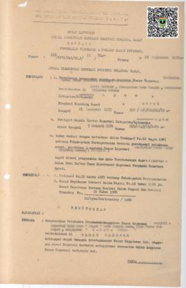 SK Kepala Kanwil Direktorat Koperasi Prop. Sumbar nomor 119/KPTS/PAD/DK.3/I/1976 tentang Pengesah...
