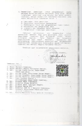 Lanjutan dan Penutup  Surat Direktorat Jenderal Bina Usaha Koperasi  No.435/BUK/X/1988 tentang Pe...