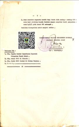Surat tentang Laporan Perkembangan UPS GKSI di Padang Panjang (halaman 2)