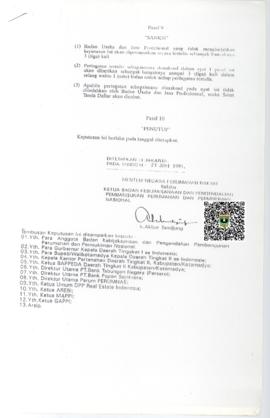 Penutup Surat Keputusan Menteri Negara Perumahan Rakyat selaku Ketua Badan Kebijaksanaan Dan Peng...