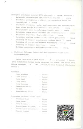 Sambungan Lembar Informasi Ketenagakerjaan Kantor Departemen Tenaga Kerja Padang Bulan Maret 1995