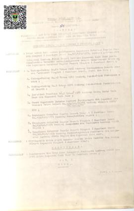 Turunan Surat Keputusan Gubernur Kepala Daerah Tk.I Sumatera Barat Nomor 384/GSB/1980 tentang Pel...